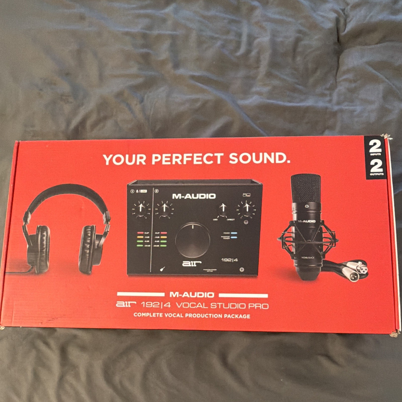 M-Audio AIR 192|4 Vocal Studio Pro USB Audio Interface, Phantom, Direct Mon