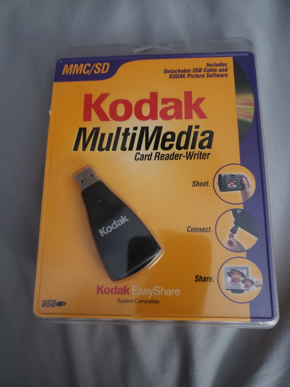 Kodak Mmc/sd Multimedia Card Reader- Writer Adaptor