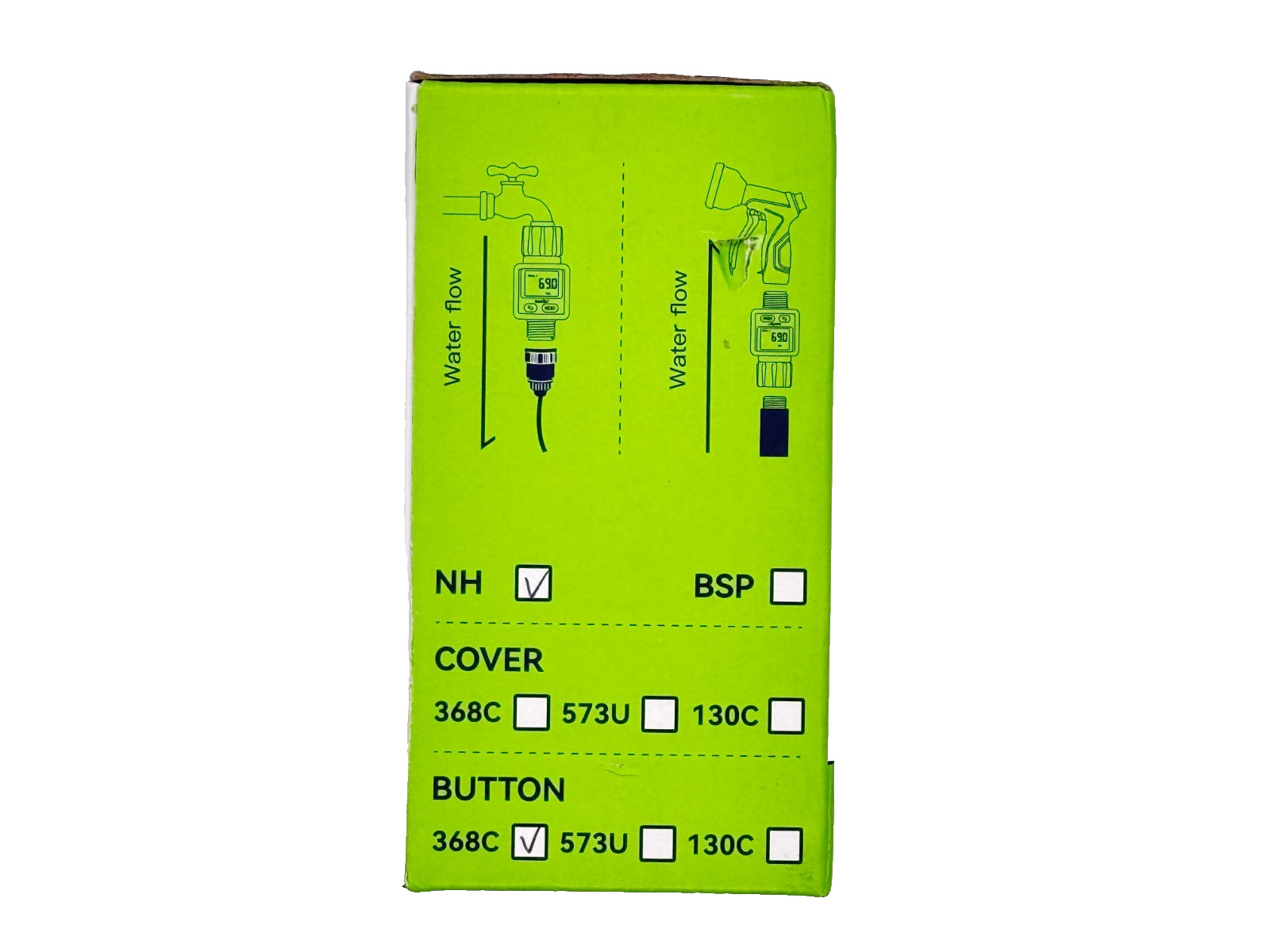 RainPoint Water Flow Meter , Screen-Flip Water Meter ICS018