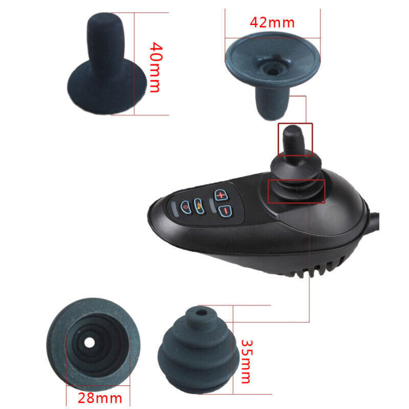 2/4/6sets Rubber Joystick Controller Knob Electric Power Wheelchair Mobility Aid