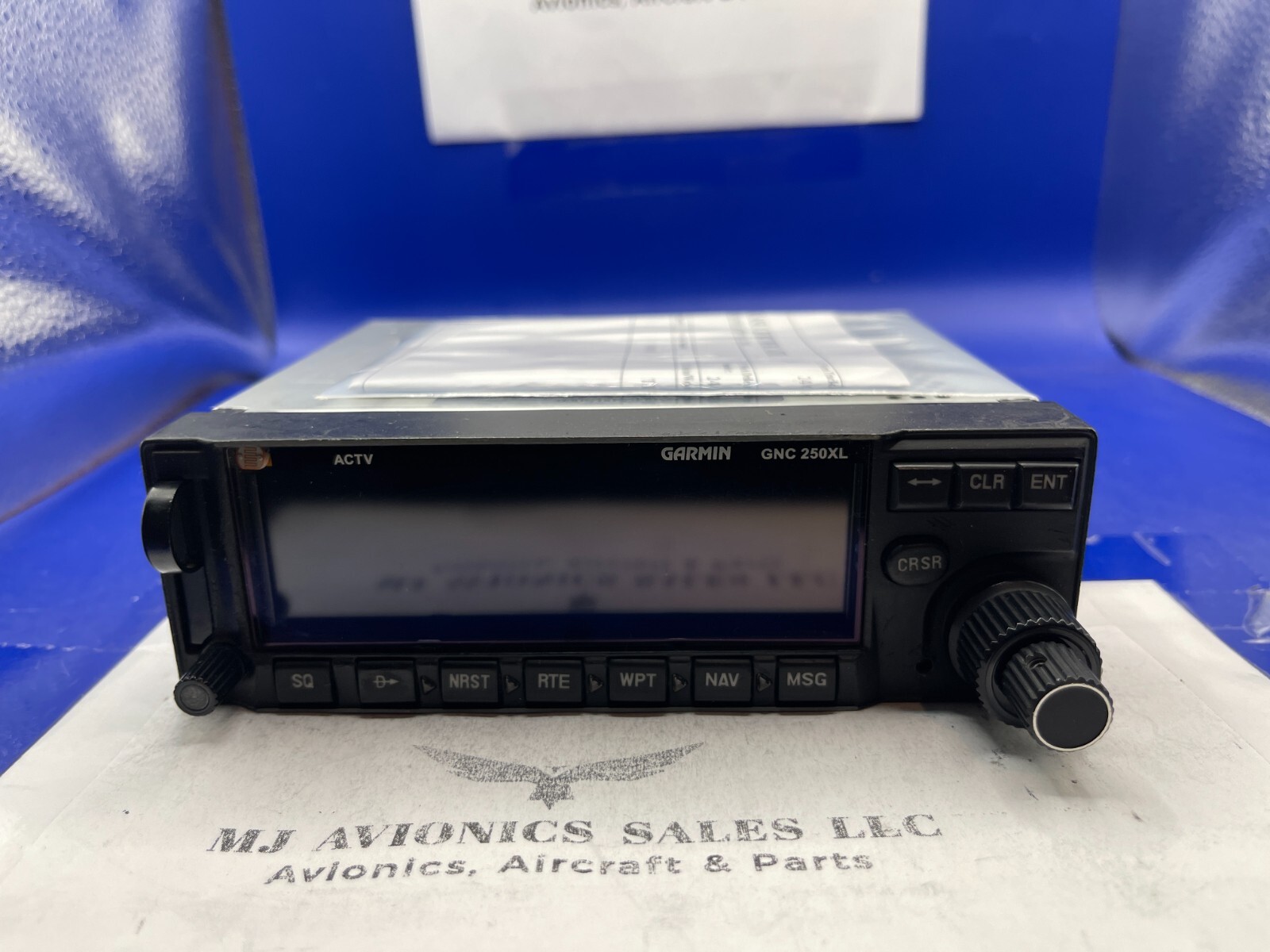 GARMIN GNC 250XL GPS/COMM 14 VDC P/N 011-00295-00 WITH FRESH FAA FORM 8130-3