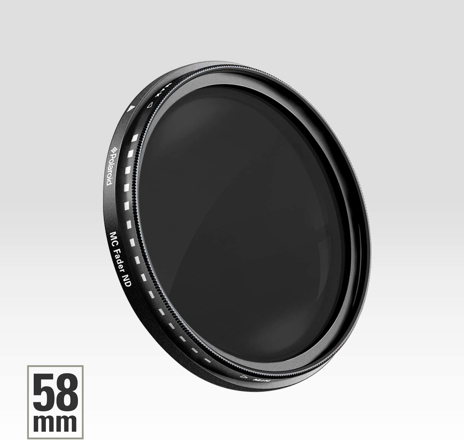 Polaroid Optics 58mm Variable Range ND2-ND2000 Neutral Density (ND) Fader Filter