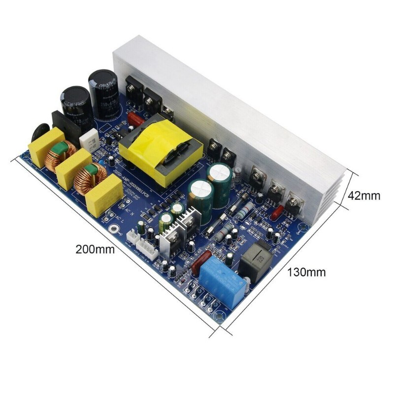 High Power Amplifier Board Class D 1000W Mono Power Amp Board w/ Switching Power
