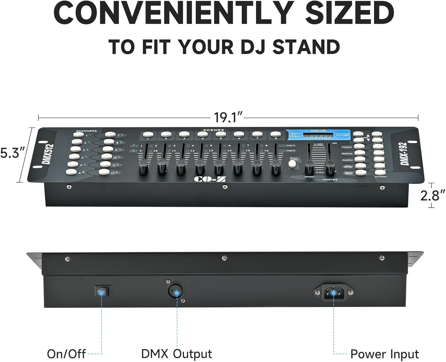 192 DMX 512 Stage DJ Light Controller for Unmatched Light Shows and Events