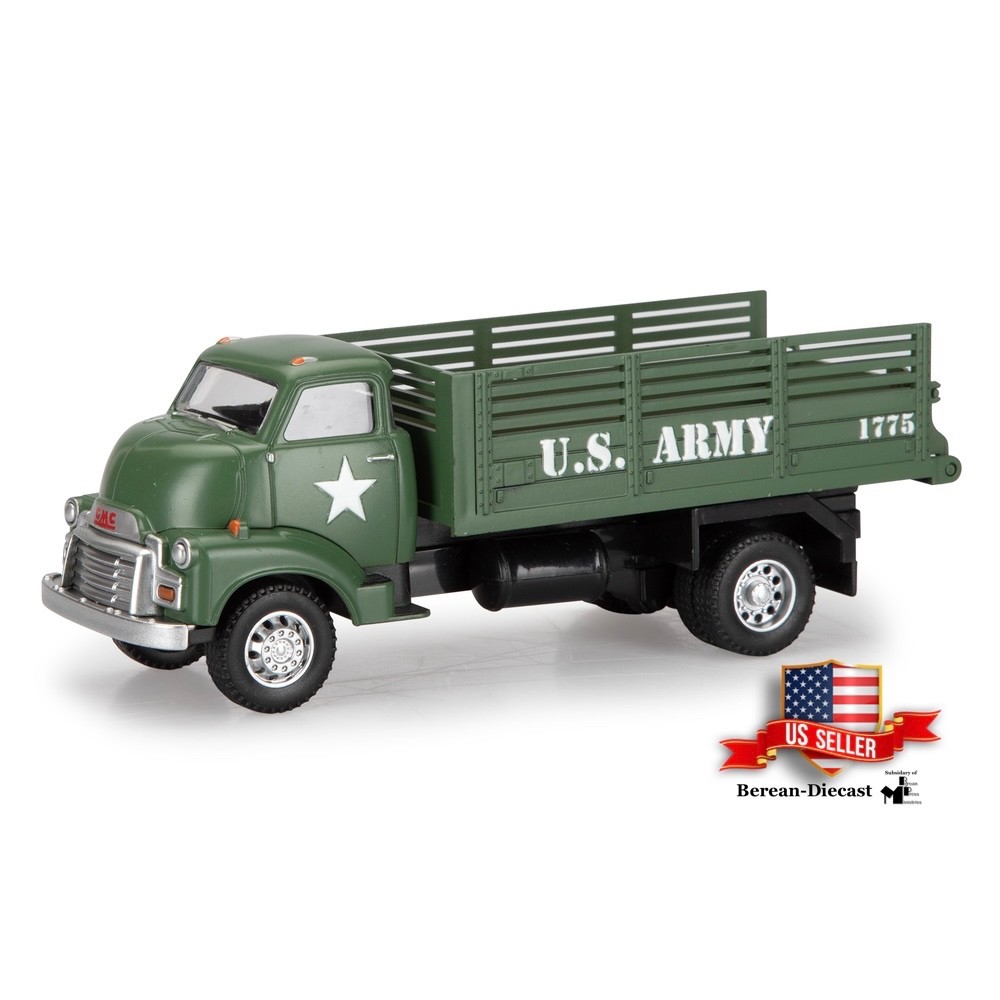 NEW RELEASE - Detailed 1:48/O Gauge Goldline 1954 GMC® - U.S. ARMY STAKE TRUCK