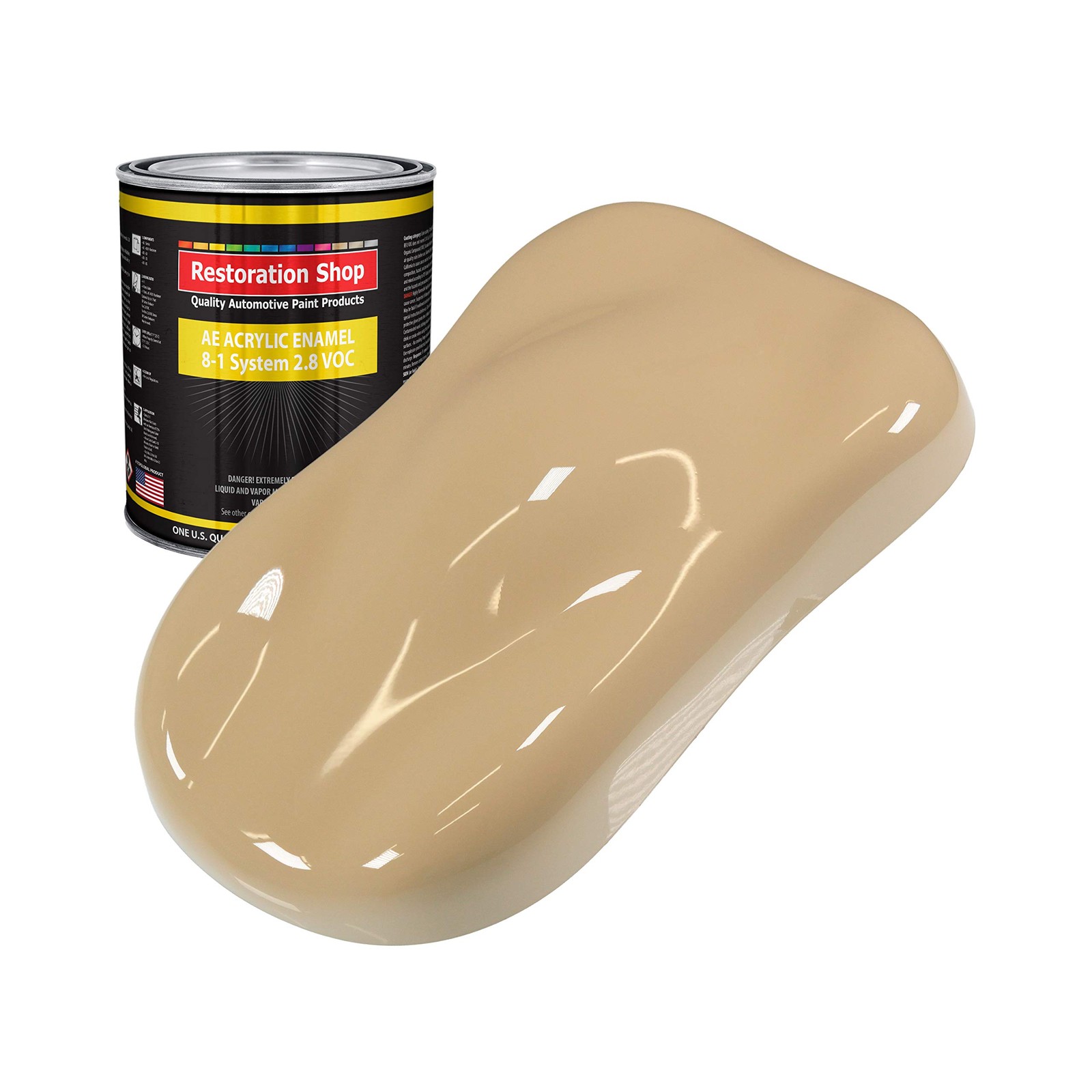 - Shoreline Beige Acrylic Enamel Auto Paint - Quart Paint Color Only - Profes...