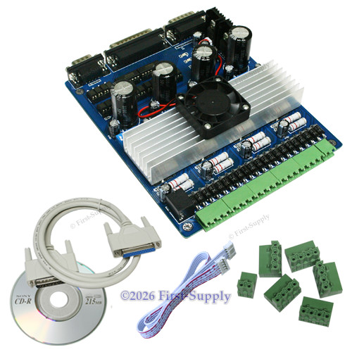CNC 4 Axis TB6560 Stepper Driver Board Controller +CD