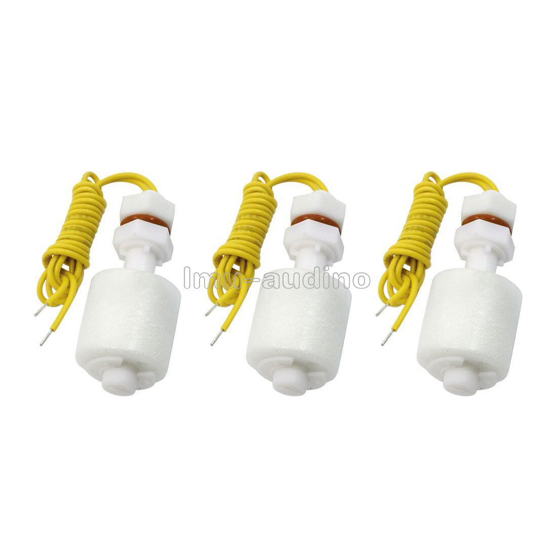 5 PCS Horizontal PP Float Switch Down 52mm Liquid Water Level Sensor