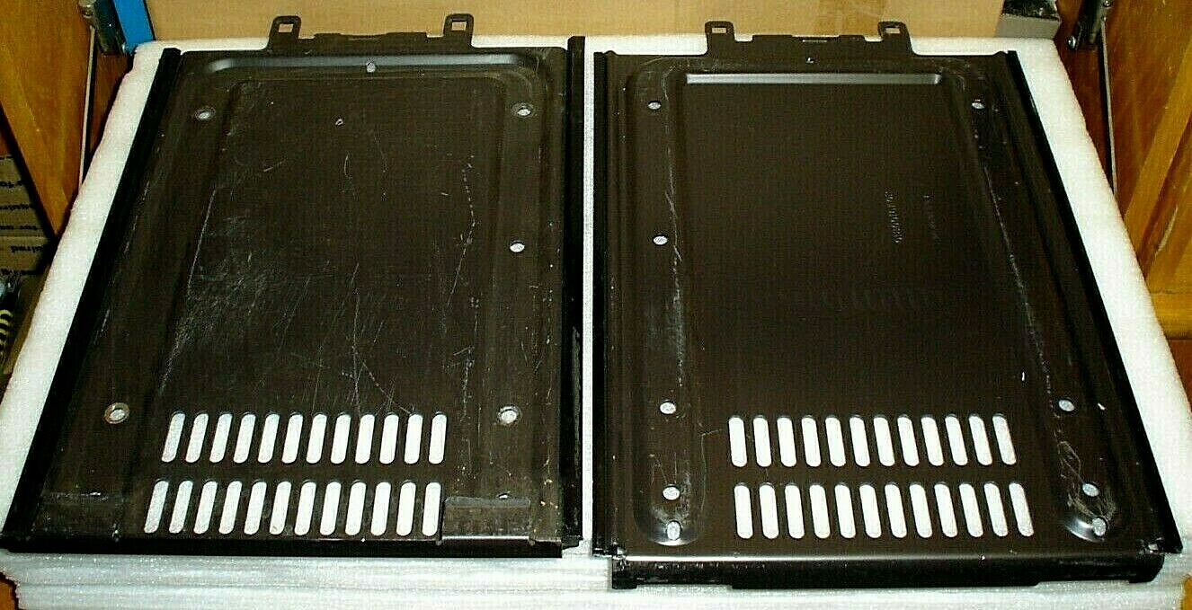 2 Motorola Syntor X9000 Radio Mounting Metal Bracket VHF UHF Vehicle Trunk Floor