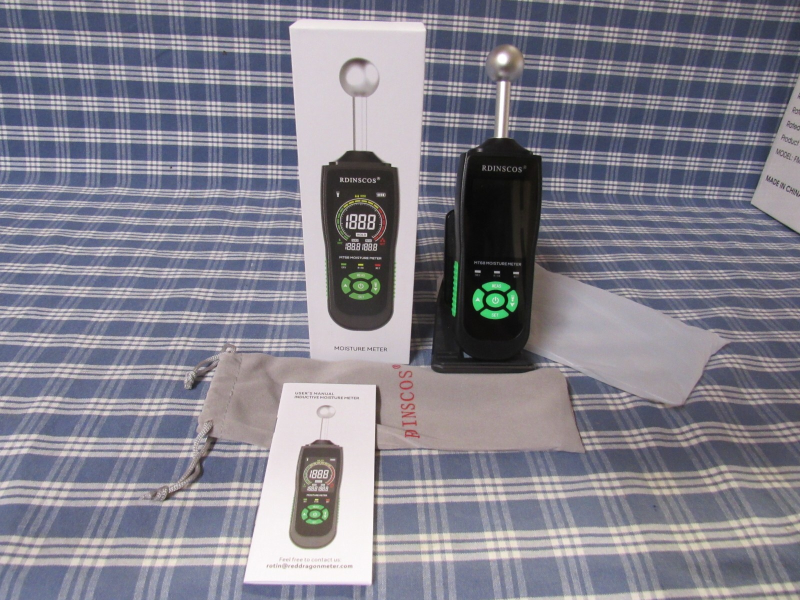 Rdinscos Moisture Wood Meter Model: MT68 (New Open Box) FAST FREE SHIPPING.