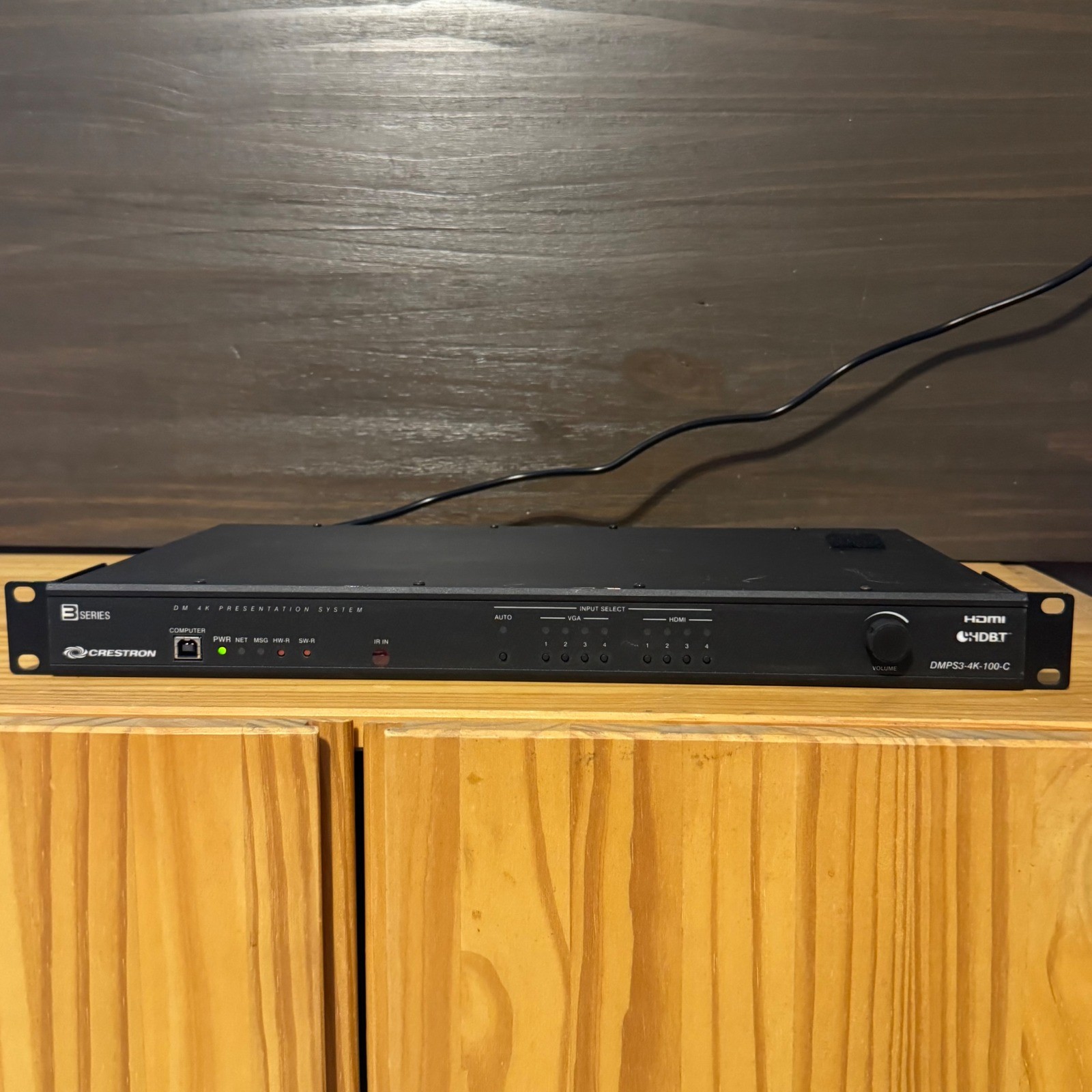 Crestron DMPS3-4K-100-C 3-Series 4K DigitalMedia Presentation System Black Good