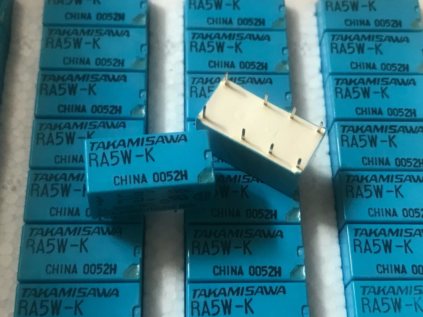 New RA5W-K RY5W-K Signal Relay 1A 5VDC 8 Pin x 10pcs *mp