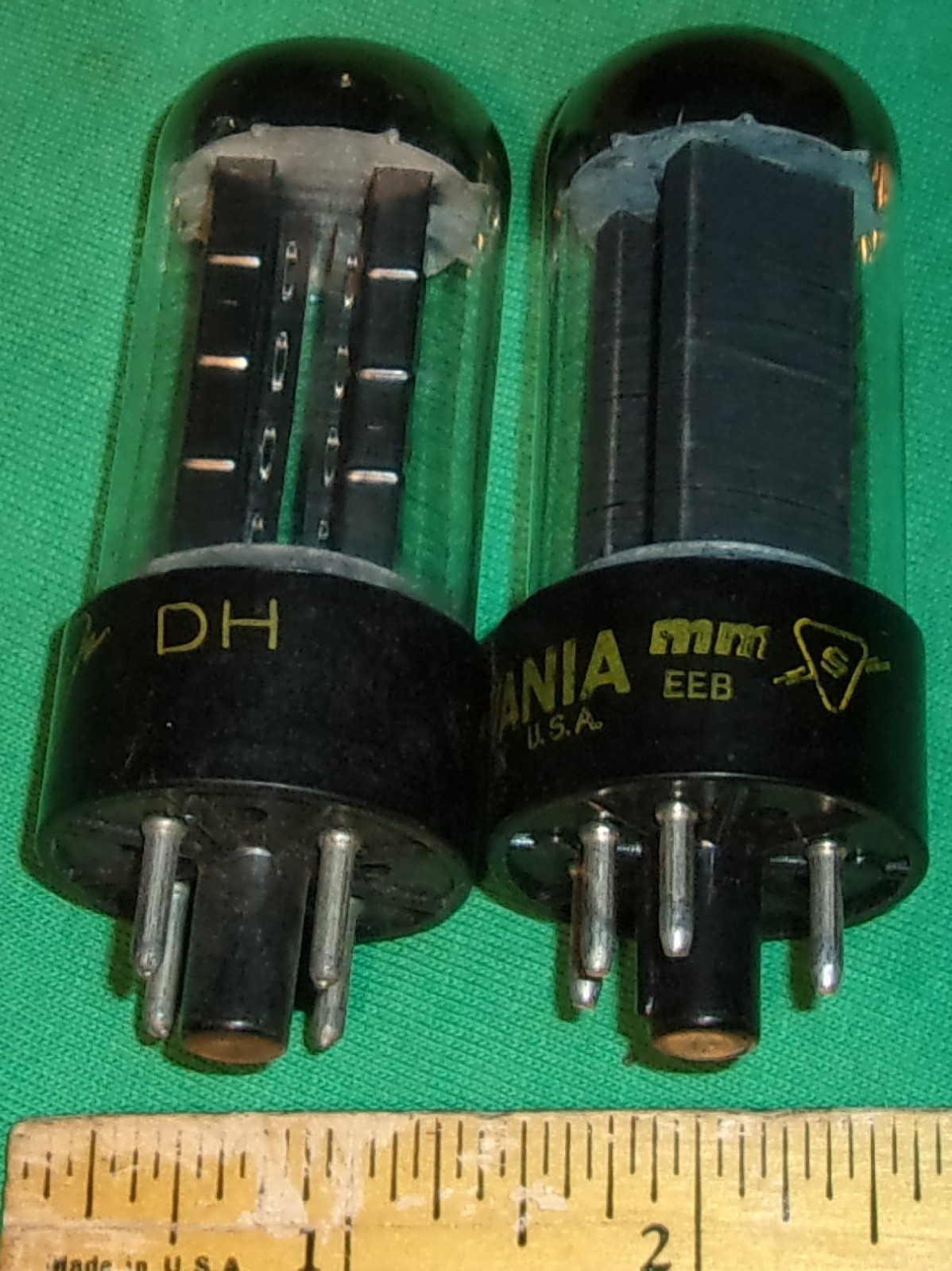 (2) Sylvania 5Y3GT Full-Wave Rectifier Tubes Clean! Test Great!