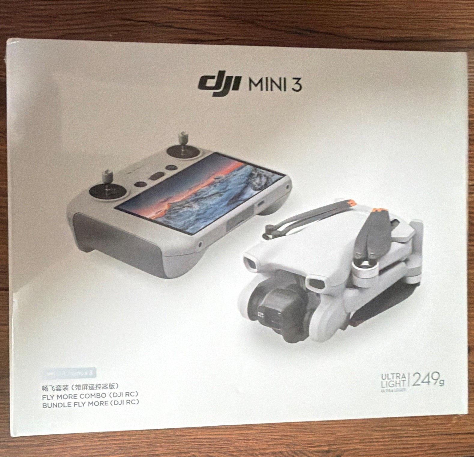 DJI Mini 3 Fly More Combo Drone Bundle w/ DJI RC Ultralight 249g