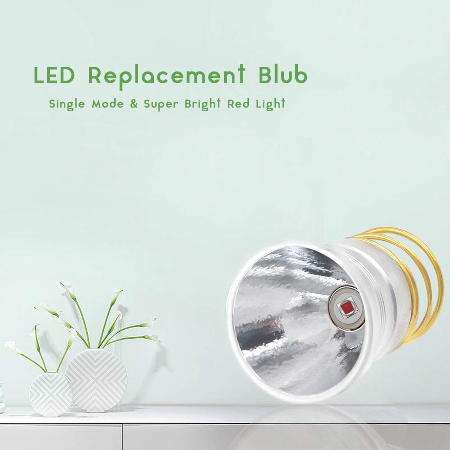 Super Bright Red Light Led Replacement Bulb Single Mode P60 LED Drop-in Modul...