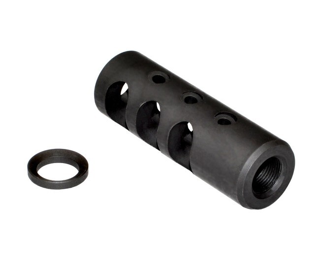 5/8x24 TPI Thread Steel Competition Muzzle Brake For 350 Legend