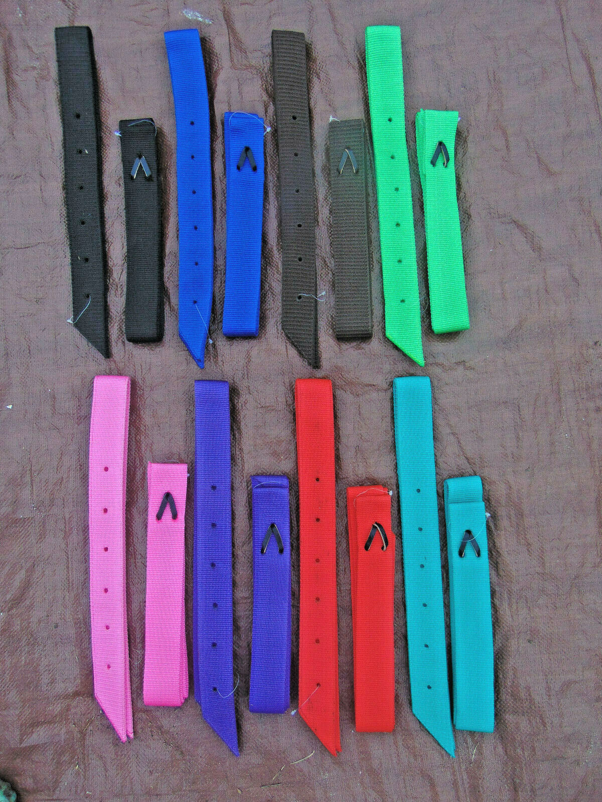 New Showman PREMIUM Heavy Duty 2 ply Nylon Off Billet & Tie Strap Set 175969