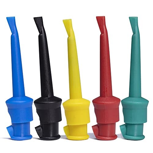 Test Hook Clip, Multimeter Test Lead Kit Hook Clip Probe Mini Grabber for