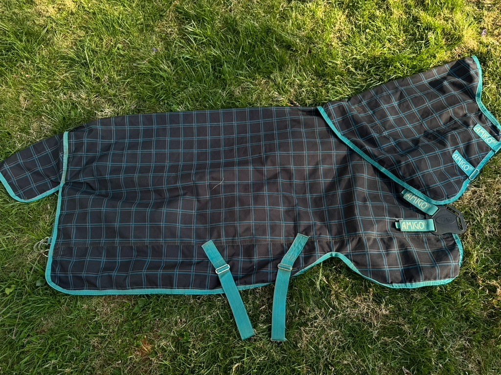 Used 69" Horseware Ireland Plaid 50g Amigo Pony Plus  900D Turnout