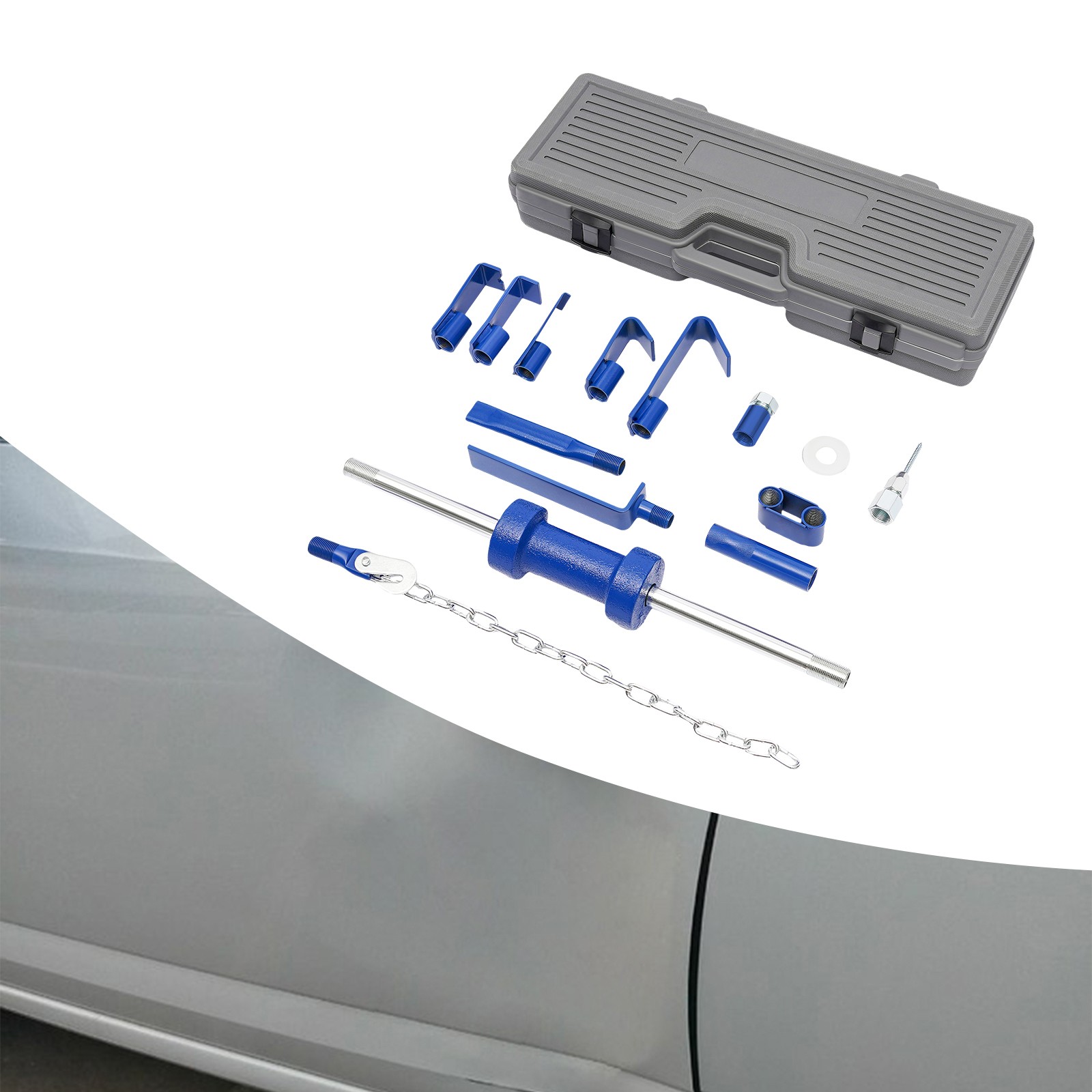 New Dent Puller Automotive Hammer Puller Frame Set Slide Hammer Dent Puller Set