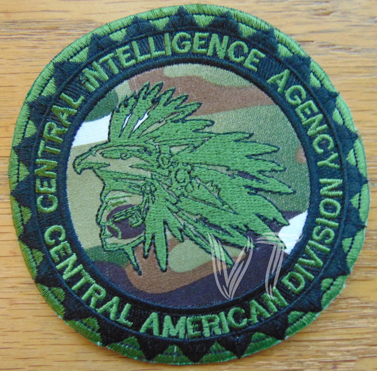 Central Intelligence Agency CIA Central American Division Patch (Camo)