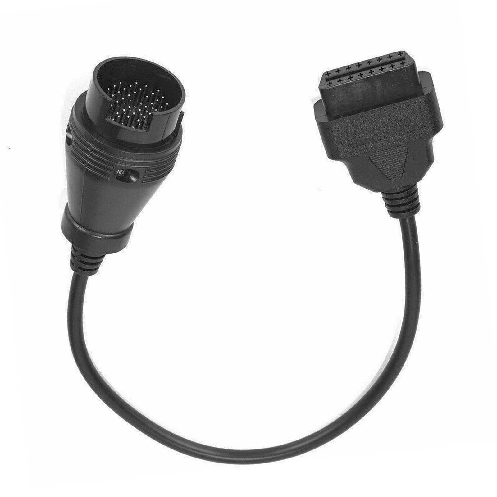 38Pin Male to 16Pin Female Adapter Cable Connector OBD1 to OBD2 For Iveco Truck