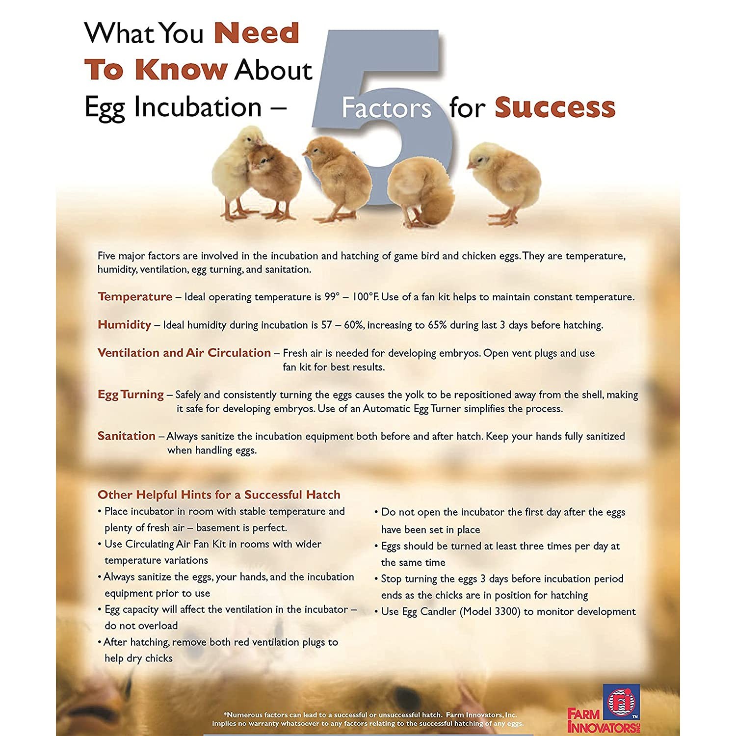 Pro Series 41-Egg Digital Incubator with Auto Turning & Humidity Control