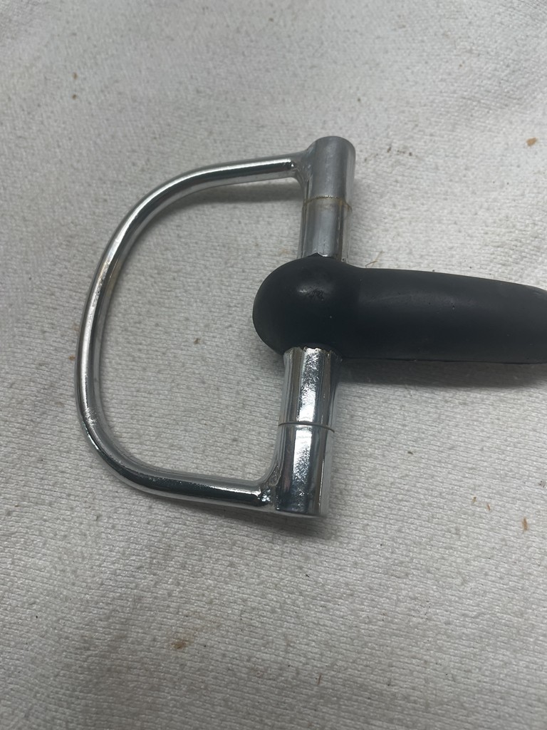 D-Ring Rubber Mouth Snaffle Bit 5-1/4 in