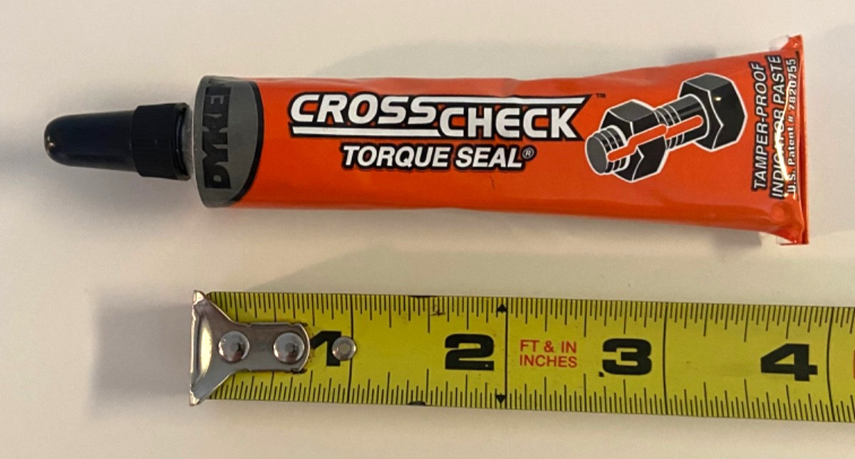 Dykem Cross Check Tamper Proof Torque Stripe Seal Indicator Paste Marker Orange