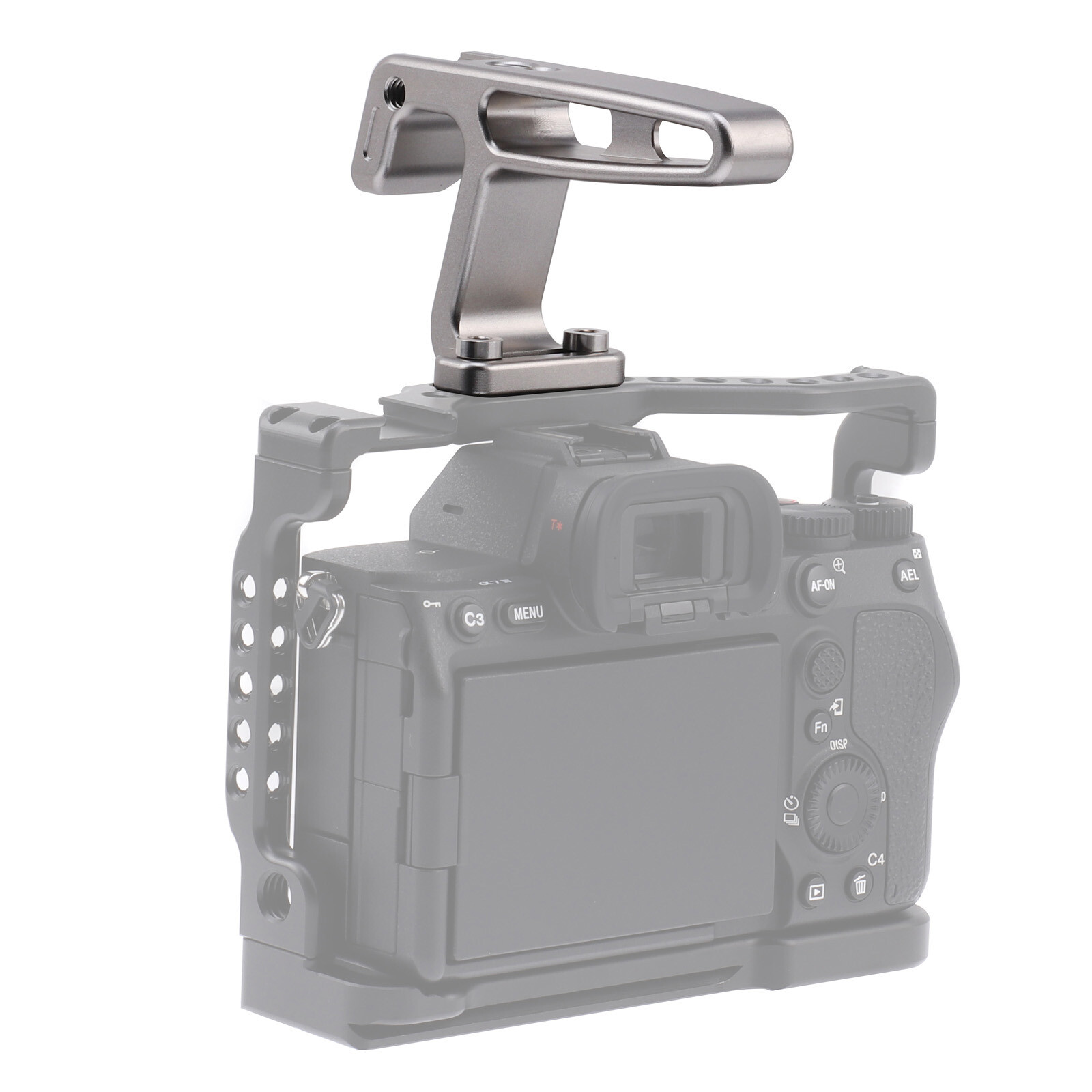 US Mini Top Handle Grip 1/4"-20 Screw Mount Lock for DSLR Mirrorless Camera Cage