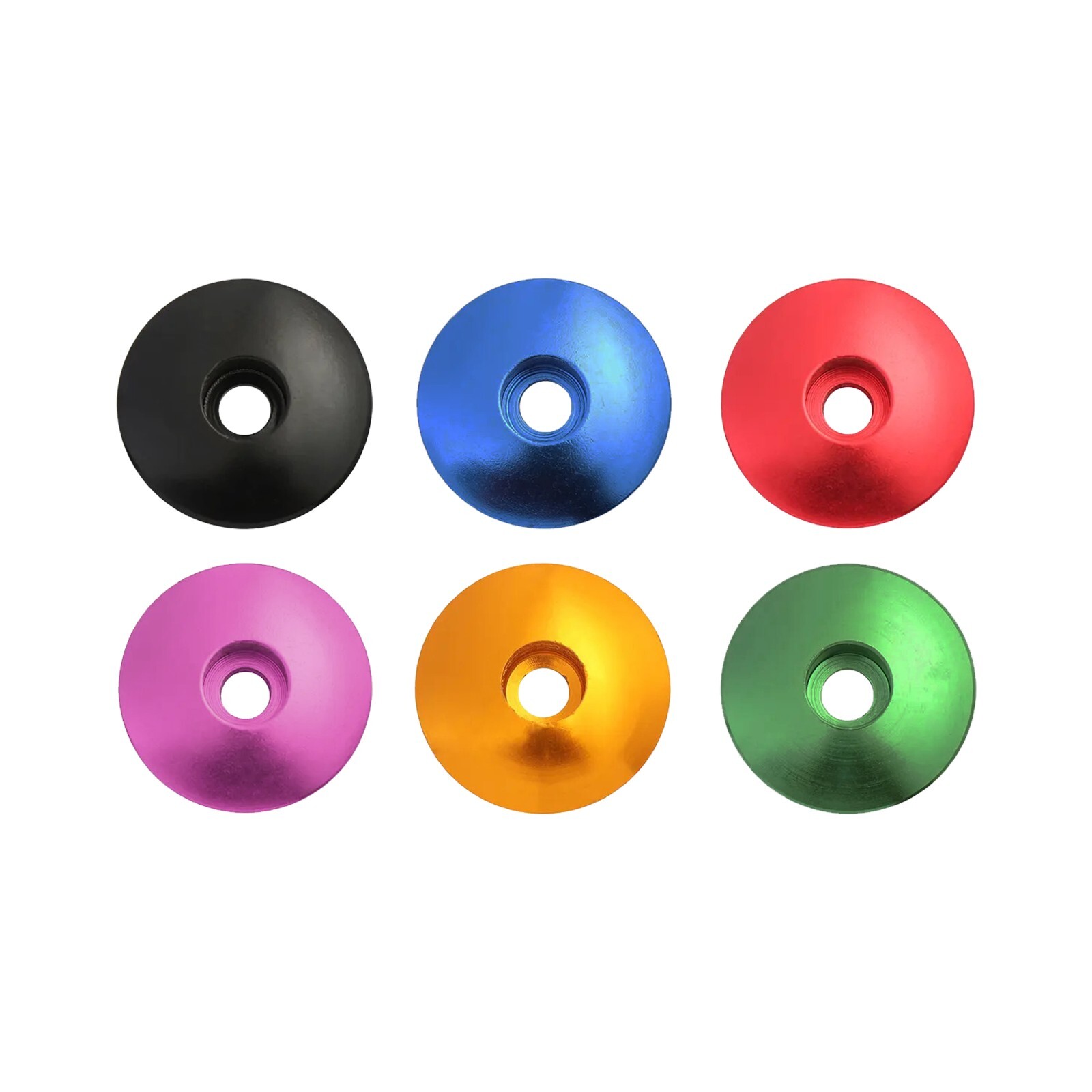 Mountain bike headset cap, standard 1-1/8" size, 6 color options, USA seller