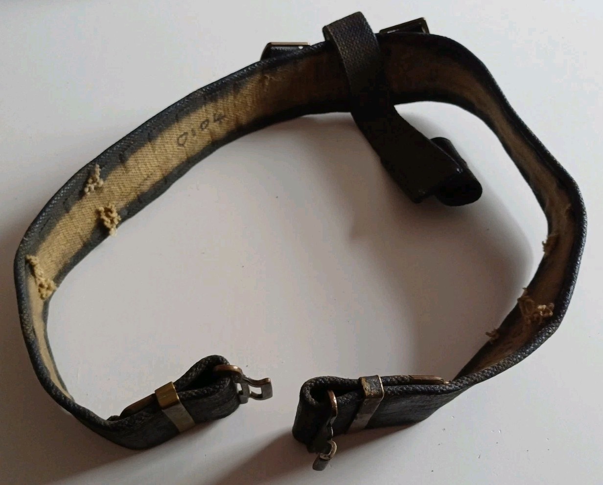 British Army Webbed Black Belt 2.5" Wide By 36" Long