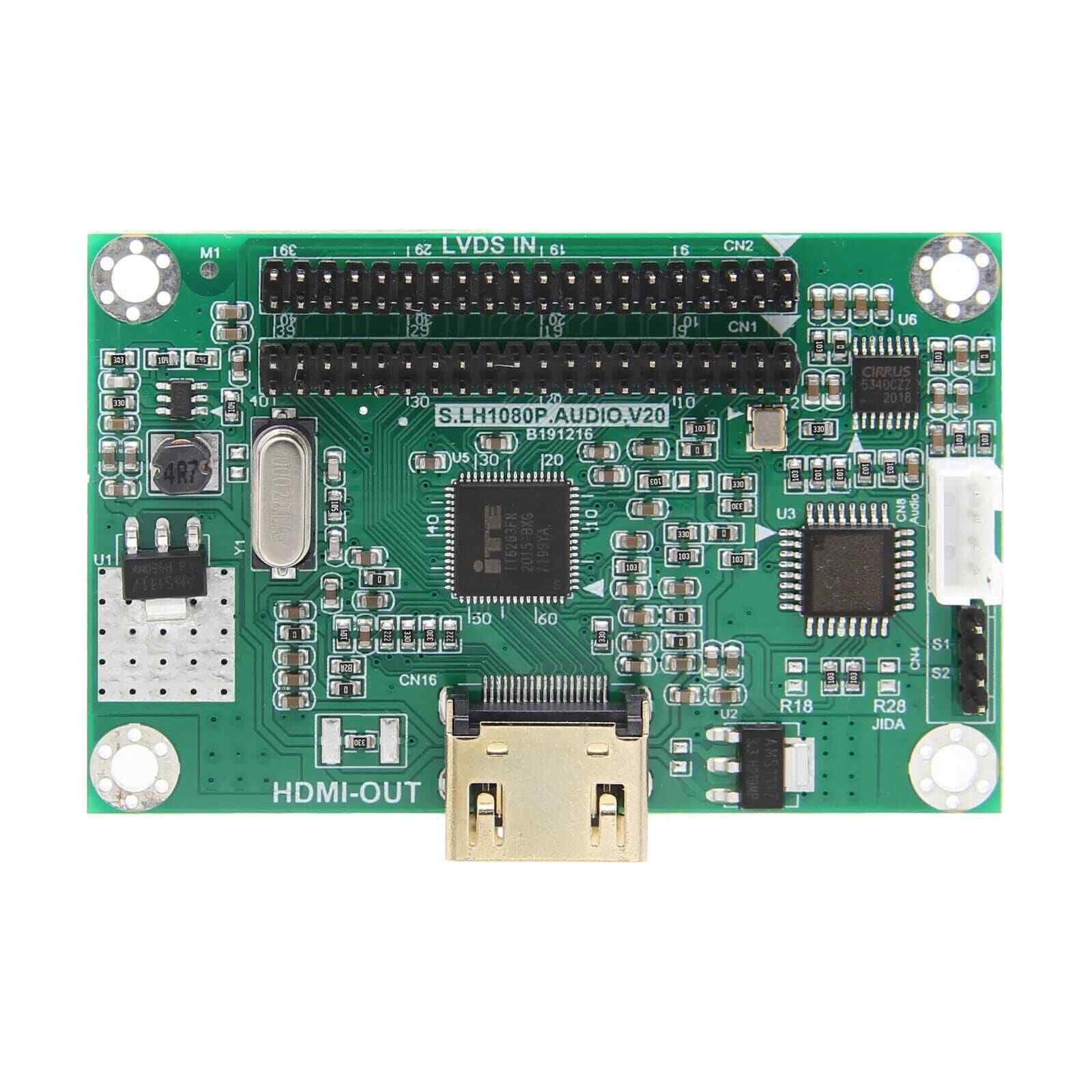 V2.0 LVDS To HDMI Compatible Adapter Converter Board With Cable