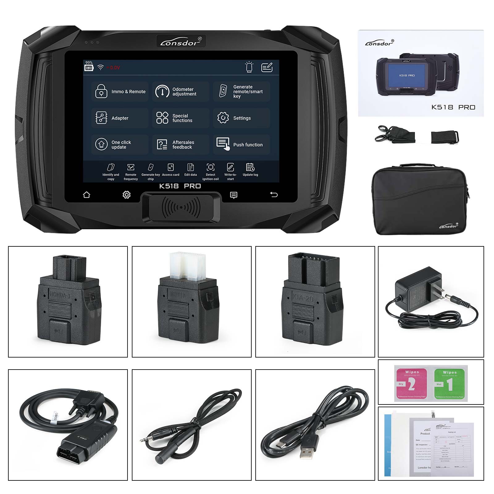 Lonsdor K518 PRO-FCV All-in-One Key Prog-rammer 5+5 Car Series Multi-Language US