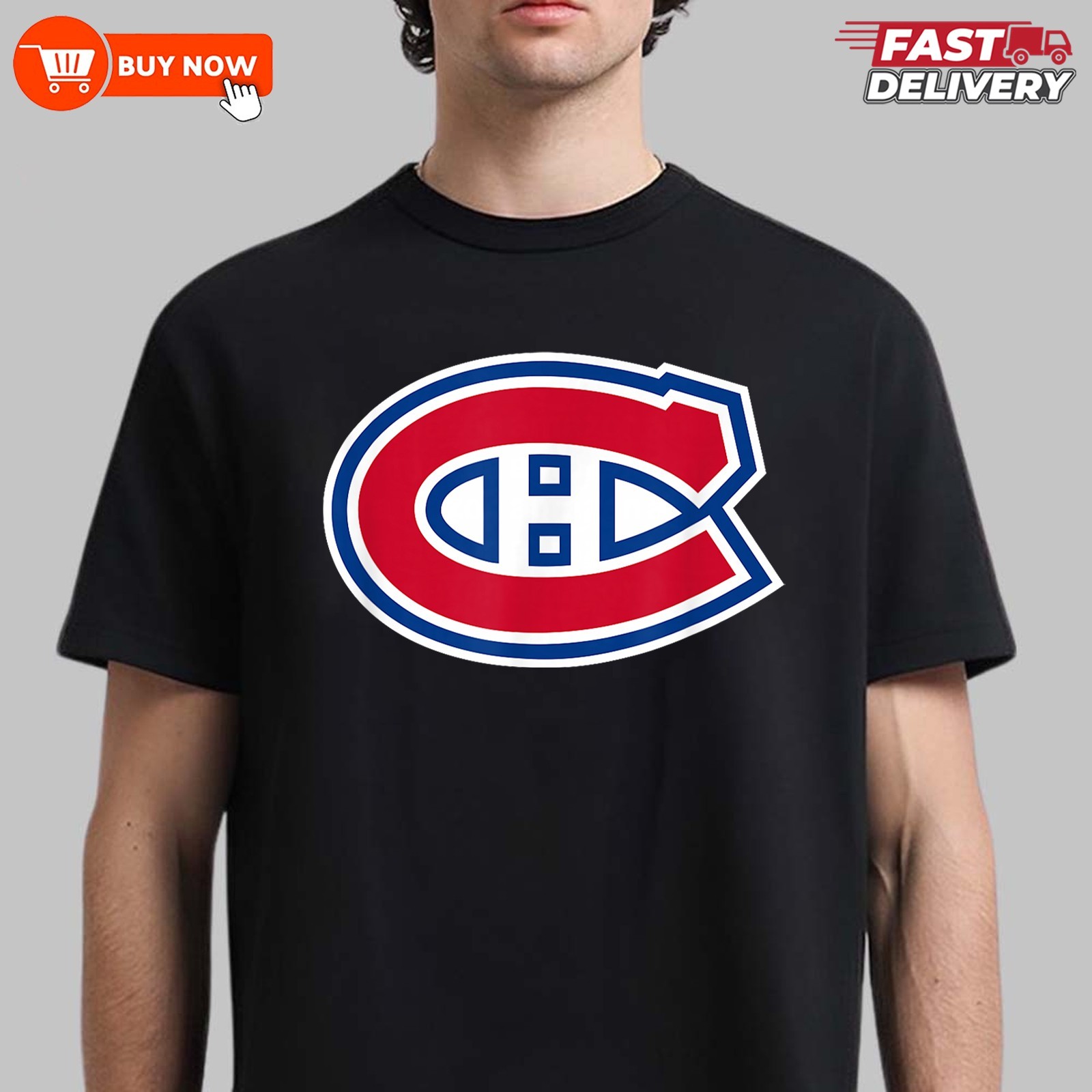 Montreal Canadiens Icon Licensed NHL TShirt - Multicolors, S-5XL