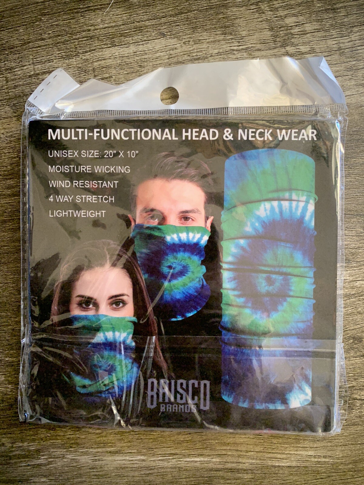Brisco Brands Multi-Function Head & Neck Wear-Tye-Dye