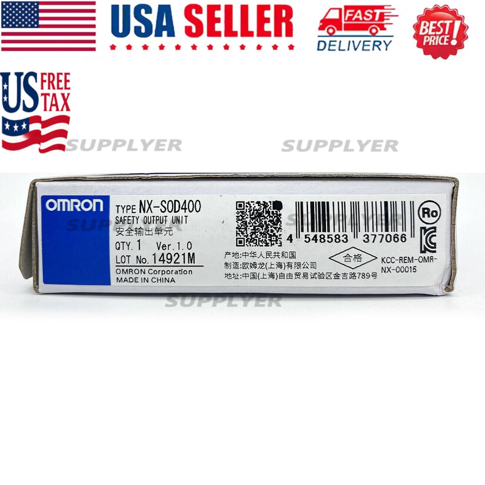 NX-SOD400 1PC Brand NEW In Box Omron NX-SOD400 Safety output unit US Free TAX