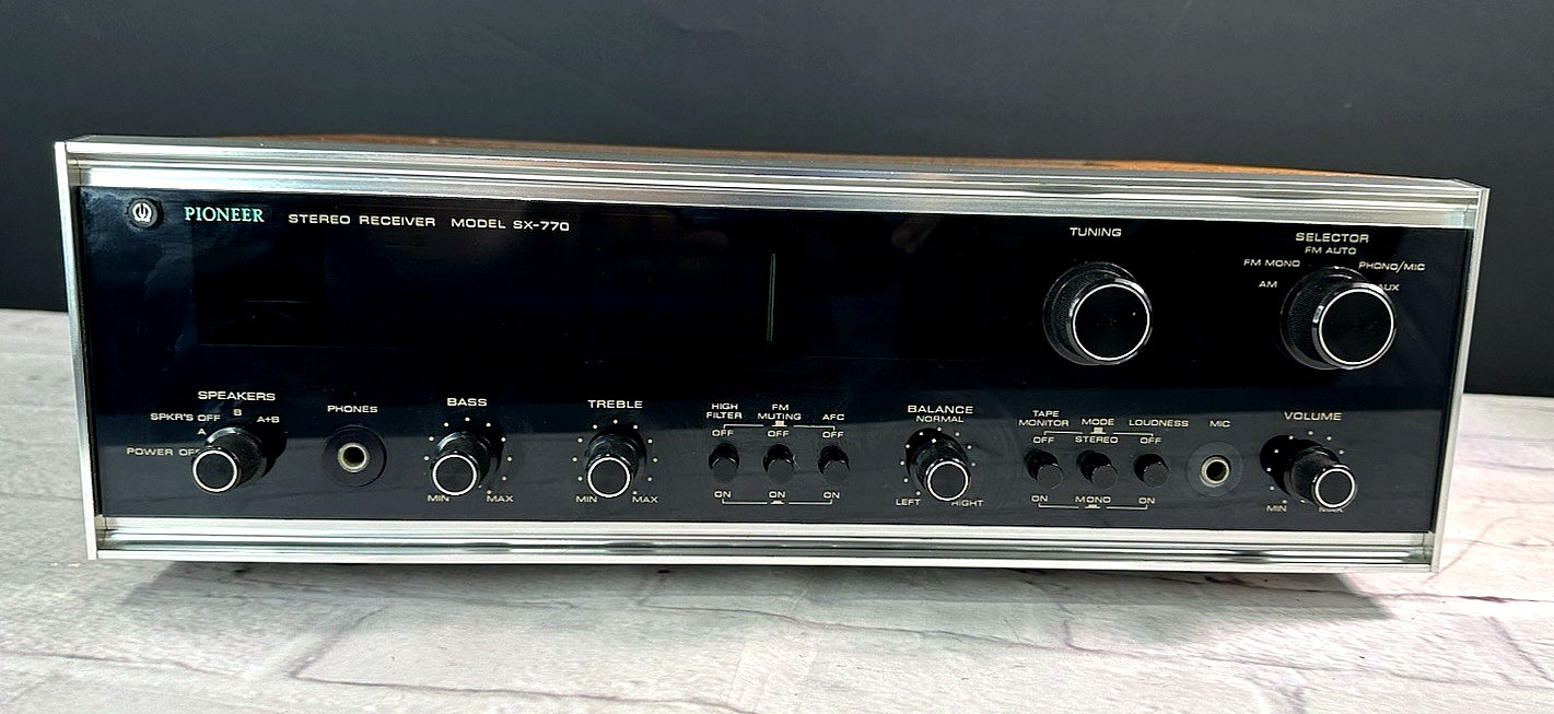 Vtg Pioneer Model SX-770 Stereo Receiver Classic 70s | Tested & WORKS!