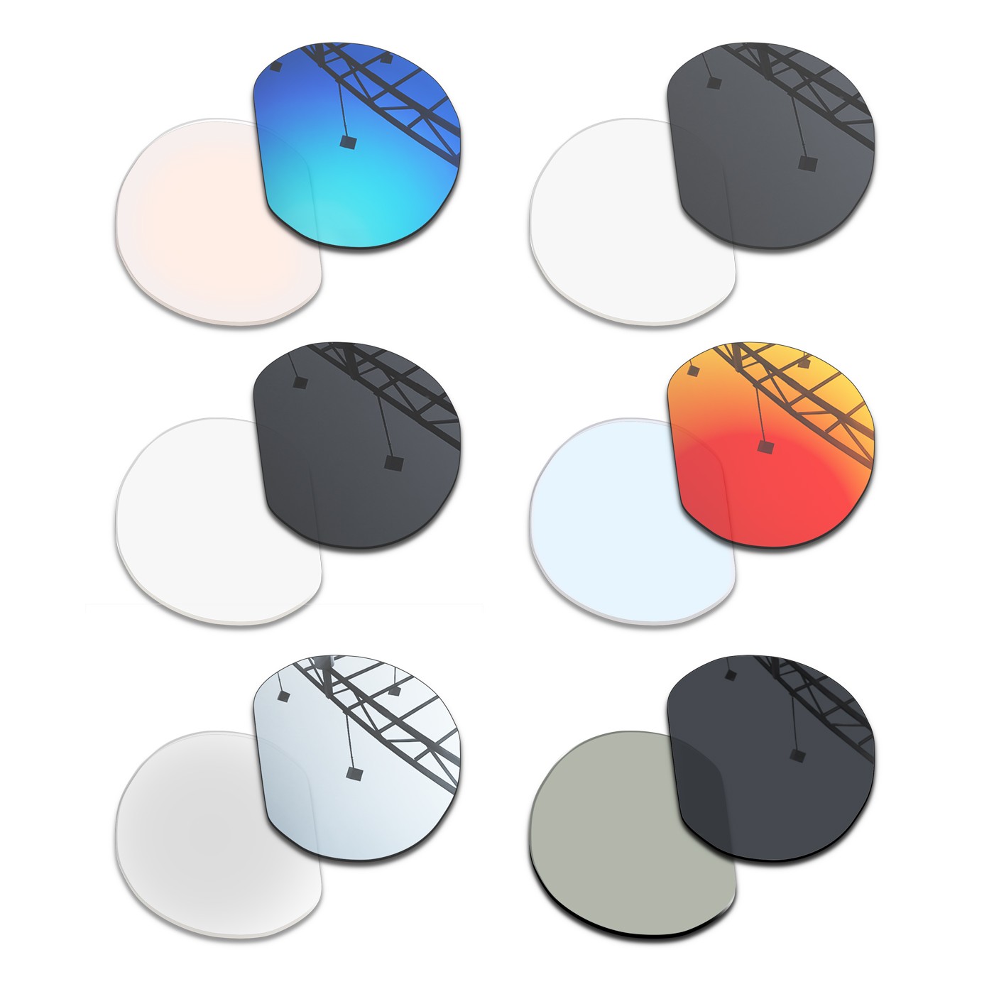 Photochromic Replacement Lenses for Oakley Meta HSTN OW8002 51mm AI Glasses