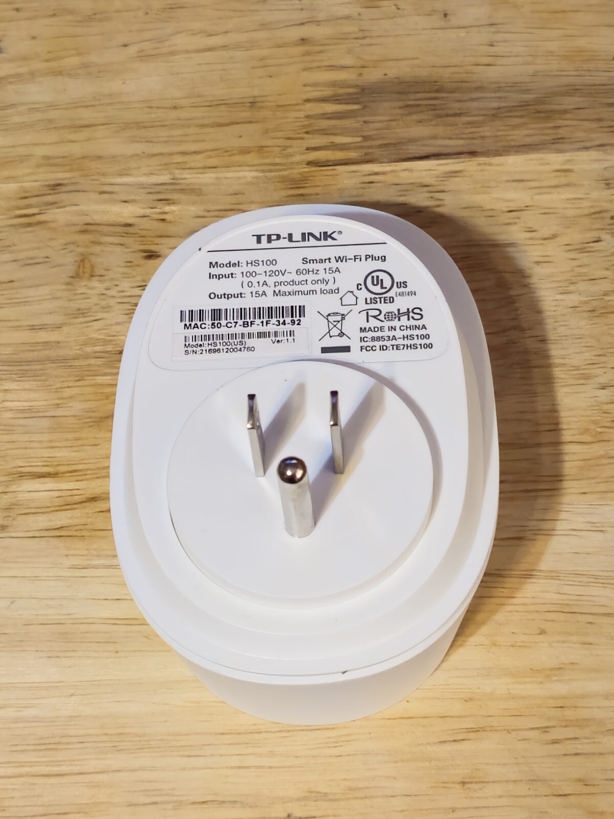 TP-LINK HS100 Smart Wi-Fi Plug Smart Home