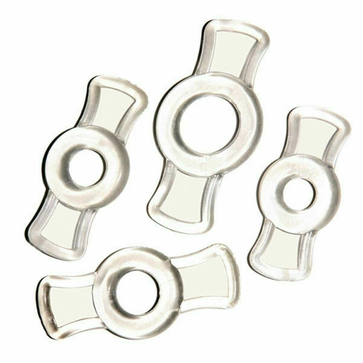 4 PCS Penis Cock Ring SEX Prolong Delay Sex Toys for Men Male Erection Enhancer