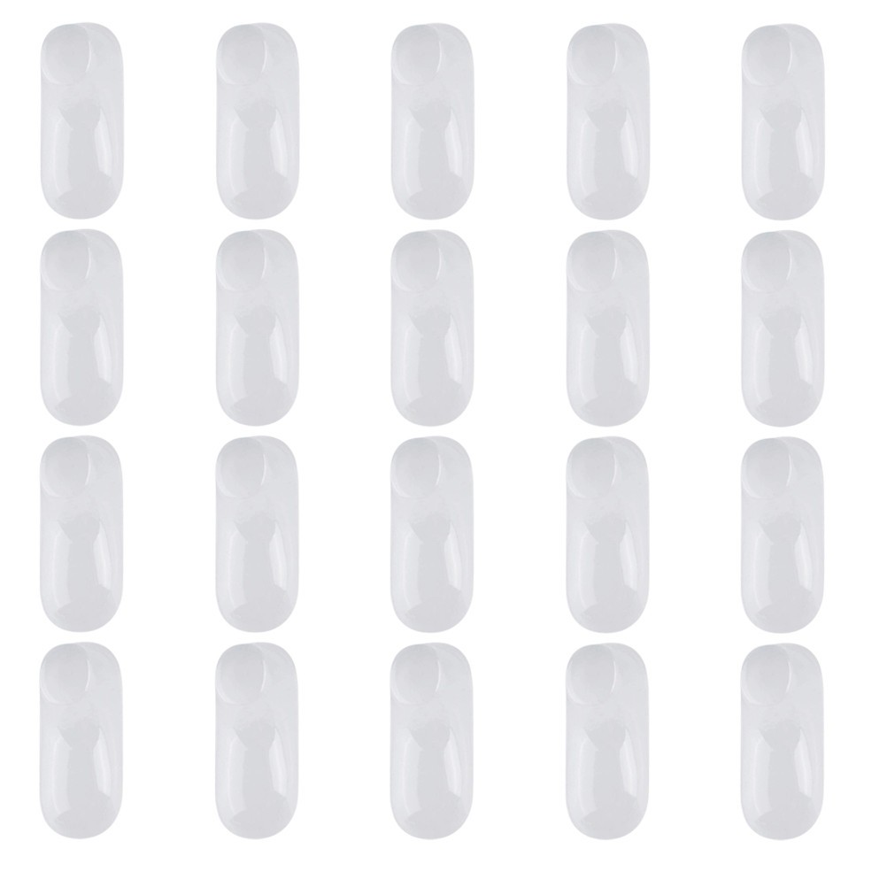 20 Pairs Clear Plastic Holder PVC Baby Shoes Socks Display Stands