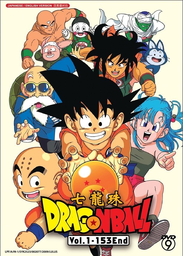 DVD Anime Dragon Ball Complete TV Series (1-153 End) English Dub, All Region