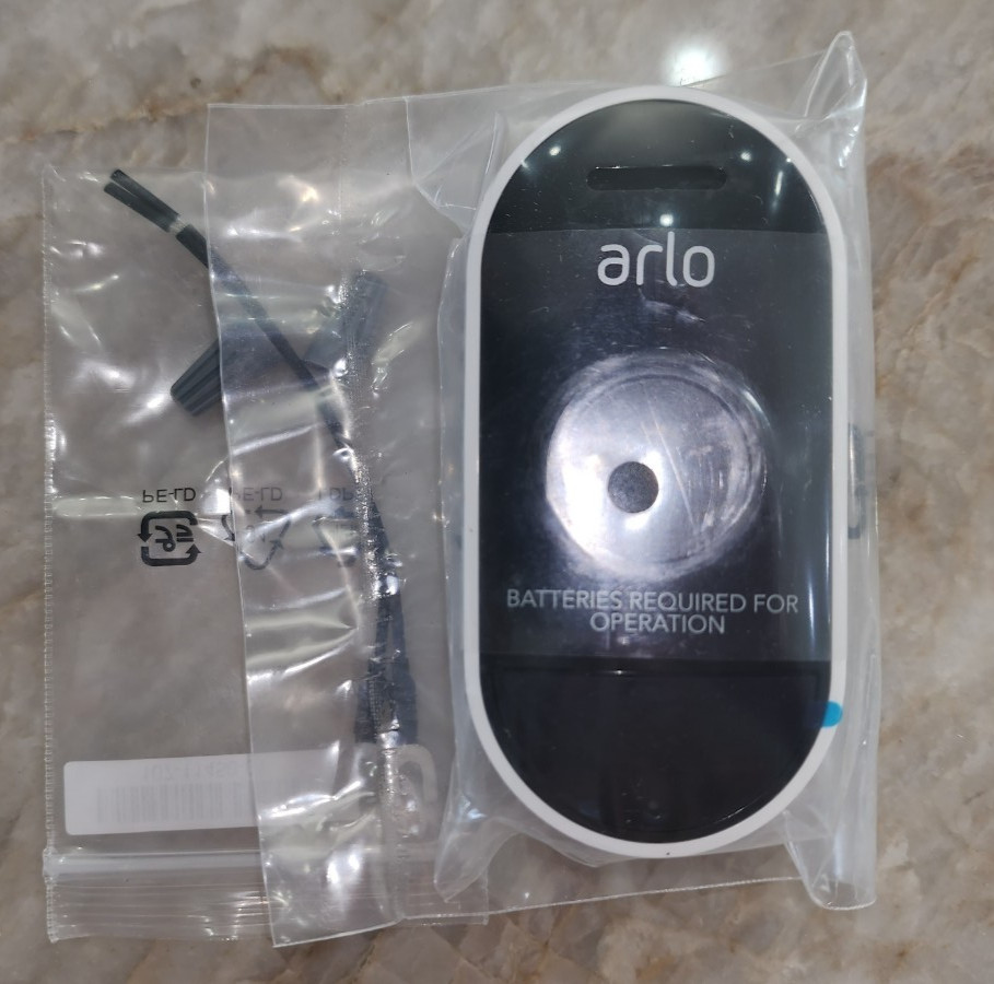 Arlo Audio Doorbell Wireless or Wired (AAD1001-NAS)