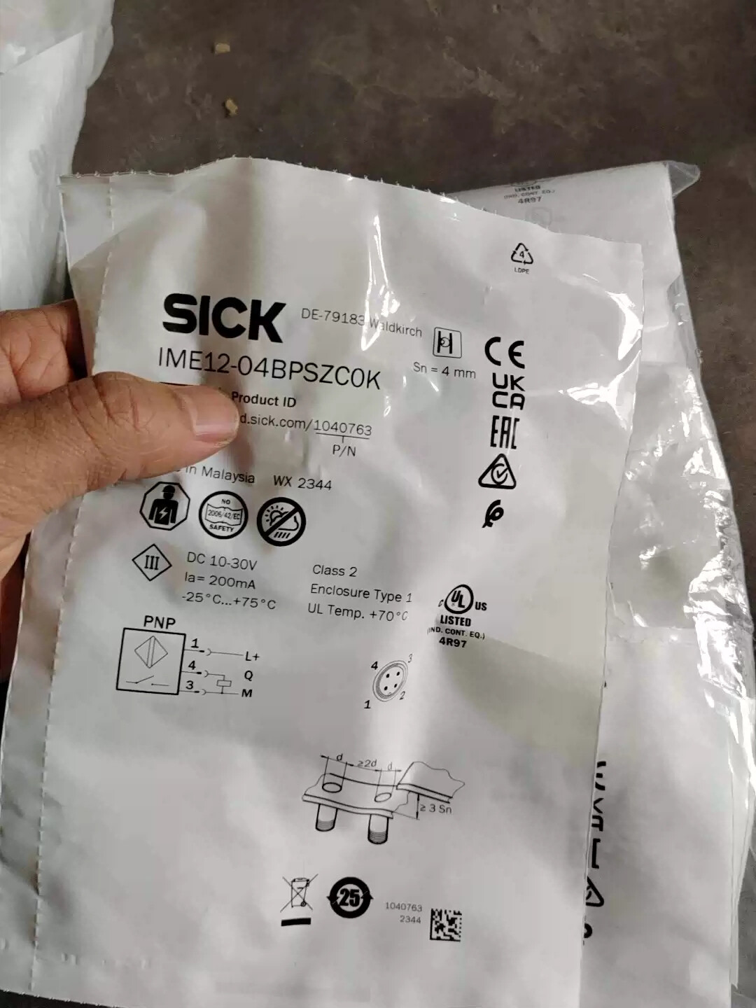 1pcs SICK IME12-04BPSZC0K 1040763 NEW