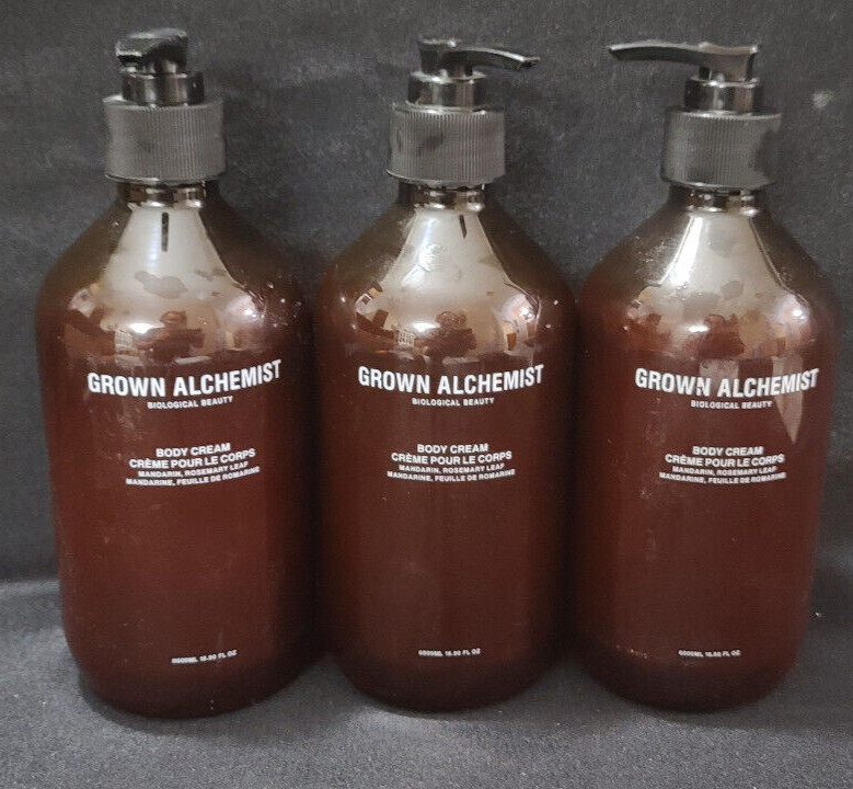 🧡Best Price Lot 3x🧡 Grown Alchemist Body Cream Mandarin Rosemary Leaf 500ml🧡