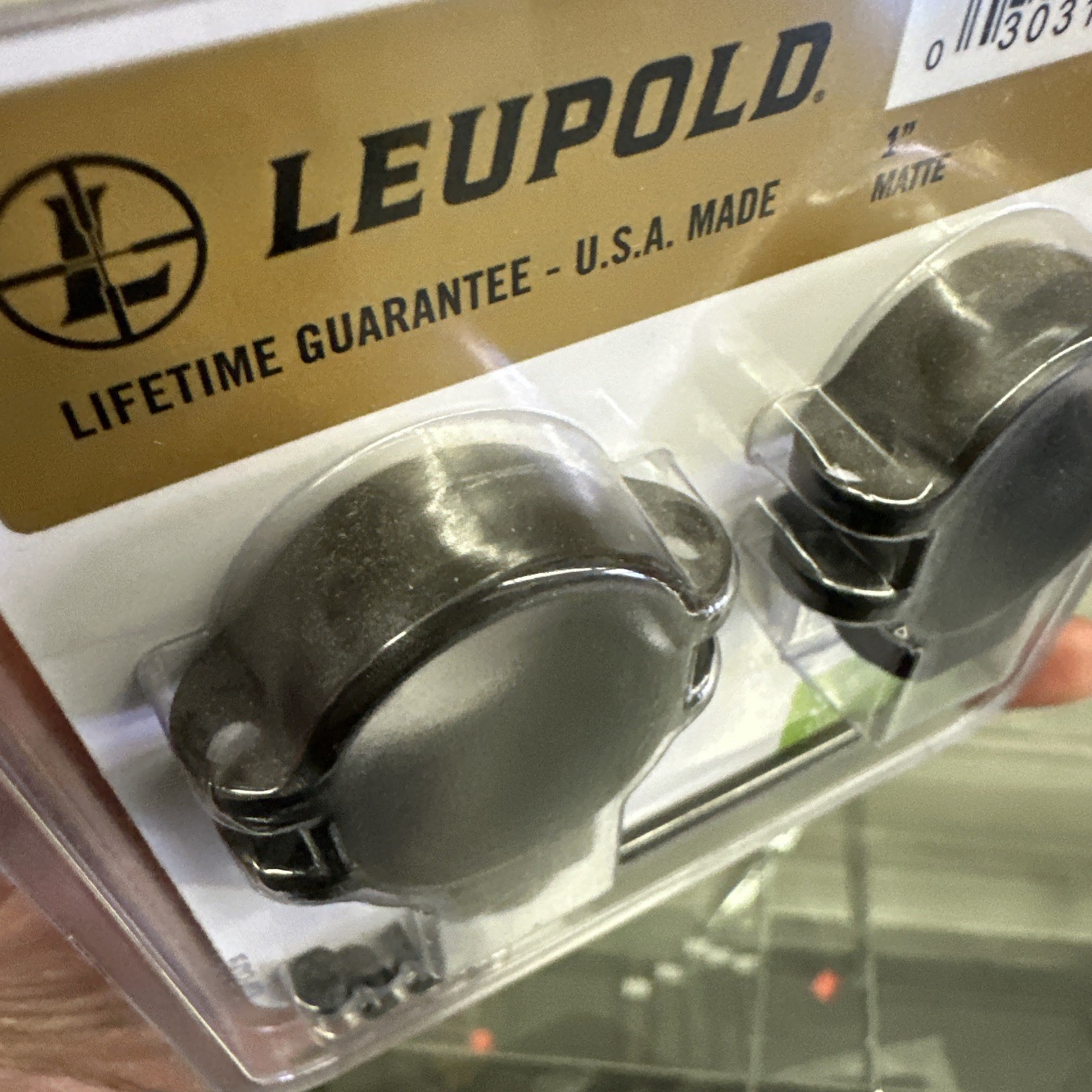 Leupold Scope Rings, 1" Diameter, Standard Medium Matte, Part 49901