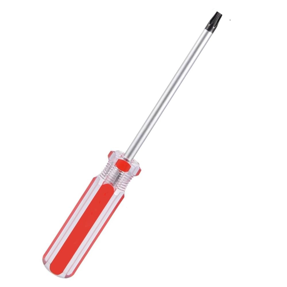 T25 Torx Security Screwdriver with Magnetic Tip Plastic Grip for Computer Rep...