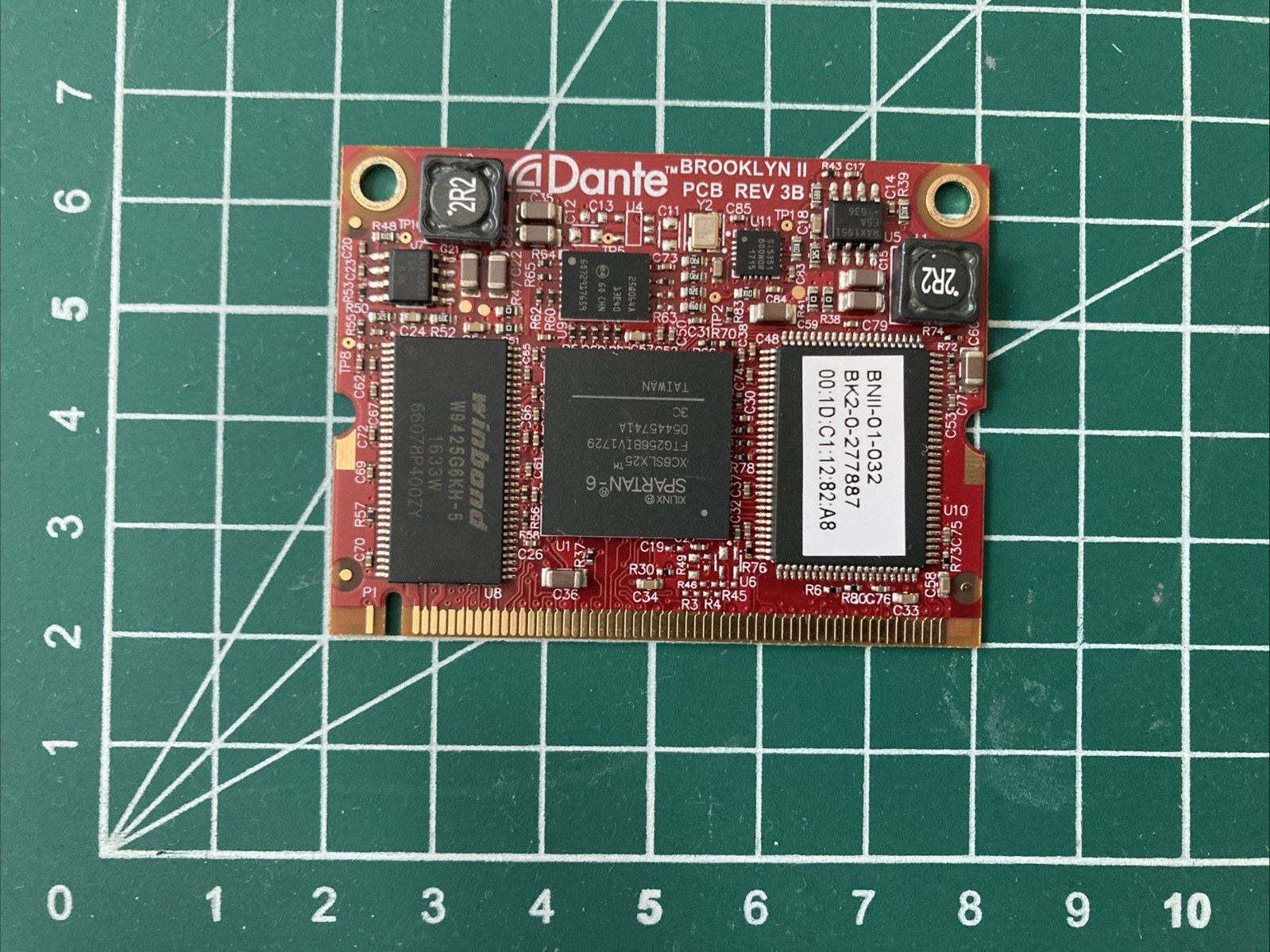 Audinate Dante Brooklyn II Rev 3B BNII-01-032 Board, 32-Channel