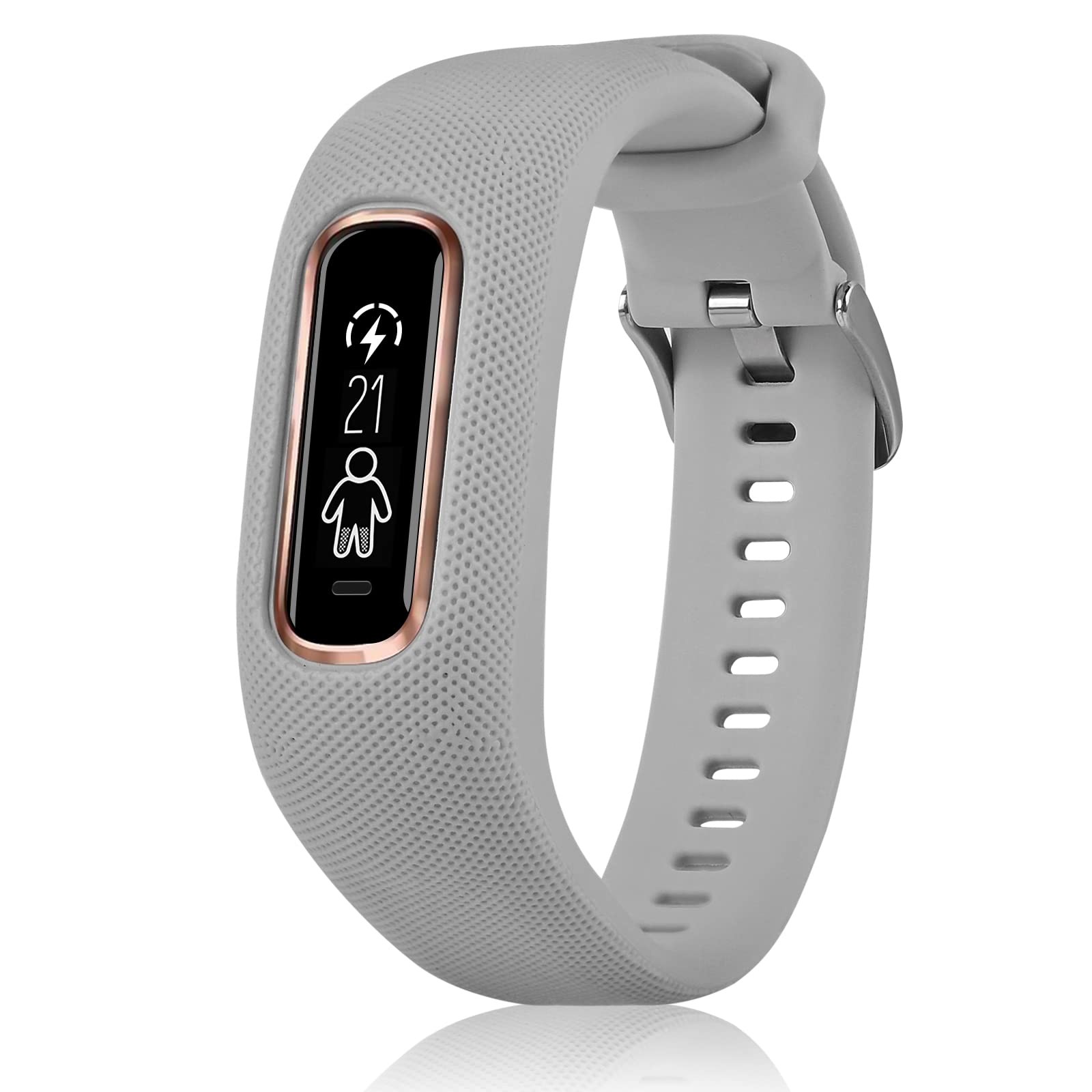 C2D JOY Strap TPU Wristband Compatible with Garmin vivosmart 4, A